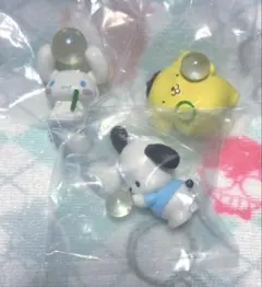 サンリオ　しゃぼん玉　シナモン　プリン　ポチャッコ　3点セット♡