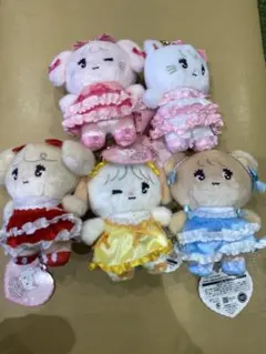 Lil ala mode みんなでアイドル♡おおきめマスコット 5種セットのサムネイル