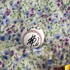 河内貴哉 直筆サイン入り野球ボール 記念グッズ PBボール 広島東洋カープのサムネイル