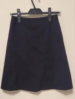ネイビー フレアスカート 5号