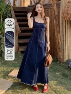 【新品未使用】 SHEIN シーイン デニムワンピース L