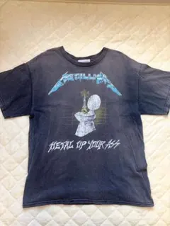 Metallica メタリカ　半袖Tシャツ　フェード　バンT Ｌ