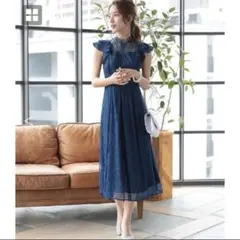 新品タグ付きform forma chacoラメドットシャーリングドレス現行品