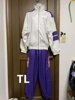 CREE CENTRE ジャージ上下セット ホワイト/パープル