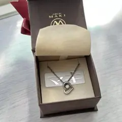 MAKI ハート型ネックレス Swarovskiクリスタル