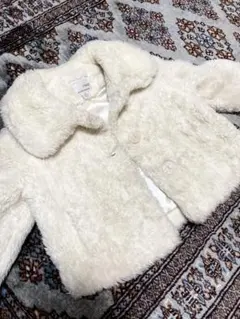 お値下　ボアコート　ボレロ 白　110 120 ZARA tocca 組曲