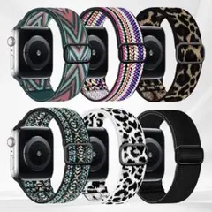 Apple Watch バンドセット 6本セット　ヒョウ柄