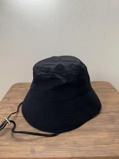 【極美品】バケットハット　レディース　ブラック　58cm 保冷剤入れ有り