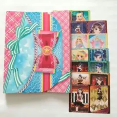 30日まで アイカツカードメーカーDX ファイル 星宮いちご 霧矢あおい 紫吹蘭