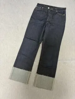 美品Lian ストレートデニム　ジーンズ パンツ　インディゴブルー Mのサムネイル