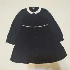 トッカバンビーニ 長袖 ワンピース フォーマル 黒 120