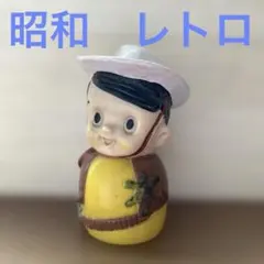 ソフビ 信用金庫 カウボーイ 信ちゃん貯金箱 ビンテージ 昭和 레트로 골동품