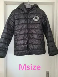 BABYDOLL ベビードール　ブルゾン　ダウン　黒　フード付《M size》