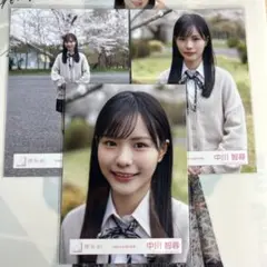 櫻坂46 中川智尋 生写真 四期生お披露目制服 コンプ