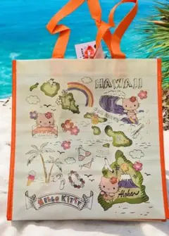 ハワイ限定♥️日焼けキティ♥️ショッピングバッグ新品♥️フラガールABC