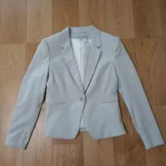 H&M テーラードジャケット 薄グレー 38
