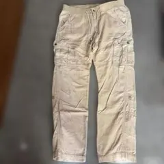 Ree ベージュ カーゴパンツ　34インチ