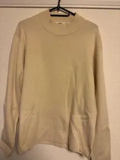 UNIQLO U ベージュ モックネックニット L