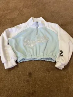 ANAP KIDS トレーナー 110 水色/ホワイト