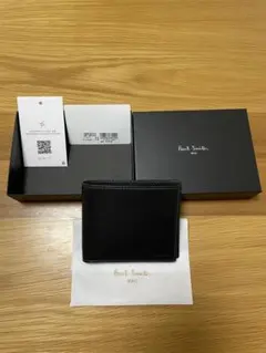 Paul Smith 二つ折り財布 ブラック BPS633のサムネイル