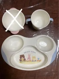 ジェラートピケ　子ども用食器のサムネイル