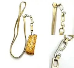 レア　ドルチェ＆ガッバーナ　レザー パイソン ライターケース　ネックレス DG