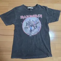 アイアンメイデン バンドTシャツ バンT 魔力の刻印 フェード ブラック
