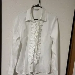 Cosa de Ver フリル付きホワイトシャツ