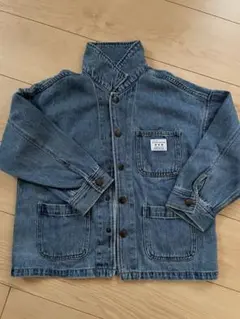 キッズ　GU ライトブルーデニムジャケット 120cm