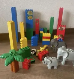 【最終お値引き】LEGO デュプロ　ブロック玩具と動物フィギュアのセット