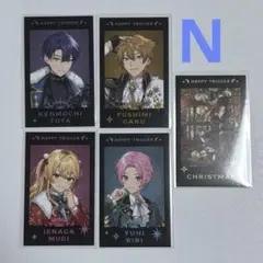 にじさんじ ハピトリ 剣持刀也 伏見ガク 家長むぎ 夕陽リリ チェキ風カード