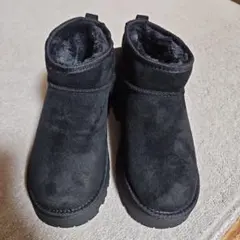 しまむらムートンブーツ厚底