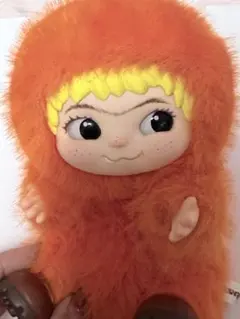 ワククぬいぐるみ オレンジ ファーのサムネイル