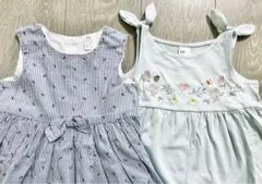 H&M ベビー キッズワンピース 85cm ・90cm綿100％
