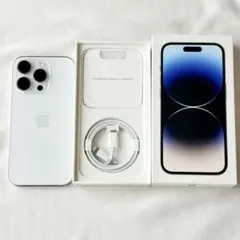 【箱・純正ケーブル付き】iPhone 14 Pro 256GB シルバー 本体