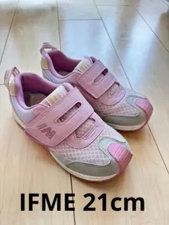 IFME イフミー　キッズ　スニーカー 21.0cm ピンク 女の子 軽量