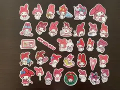 ︎ サンリオ マイメロディ キャラクター ステッカー 34枚①