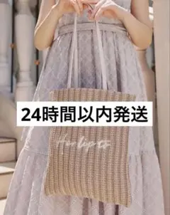 Herlipto Rose Straw Tote Bag ノベルティ - メルカリ