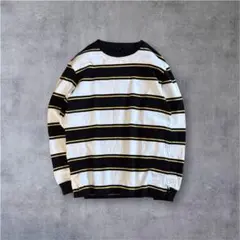 00s old uniqlo boarder l/s ボーダー ロンt y2k