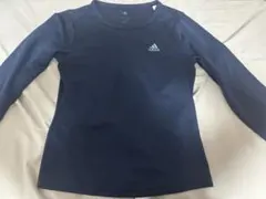 adidas ネイビー 長袖トップス S