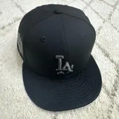 LA 59FIFTY ブラックキャップ 7 1/4