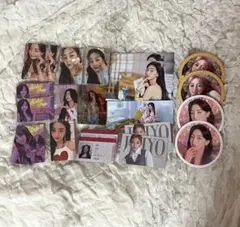 TWICE ジヒョ セット トレカ＆ポストカード＆コースター
