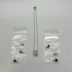 【きゅうちゃん様専用】馬蹄ネックレス　ジュエリーペンダント　天然石