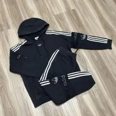 adidas originals スウェットパーカー　セットアップ　Ｌサイズ