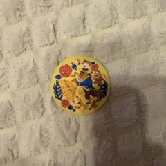 美女と野獣 ディズニー刺繍缶バッチ2 美女と野獣