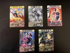 トレーディングカード 5枚 ダイスオー、戦隊