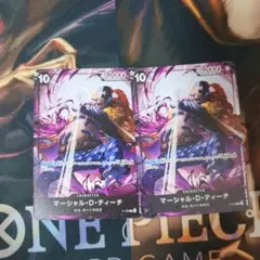 ワンピースカード 交流会 マーシャル・D・ティーチ 2枚セット