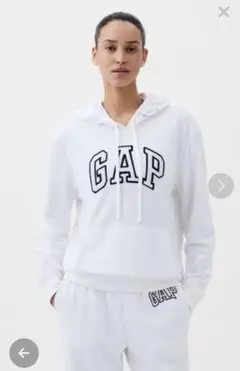 GAP／ロゴスエット　白Sのサムネイル