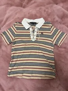 Burberry LONDON バーバリー ボーダー　ポロシャツ　半袖　120