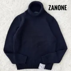 タートルネック ネイビー